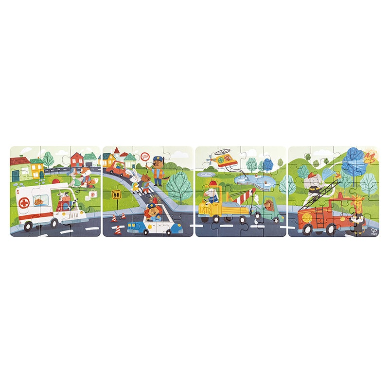 Hape 4 in 1 Rescue Vehicle