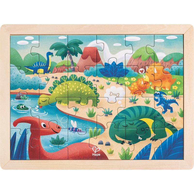 Hape Dinosaur Double Sided 24pc