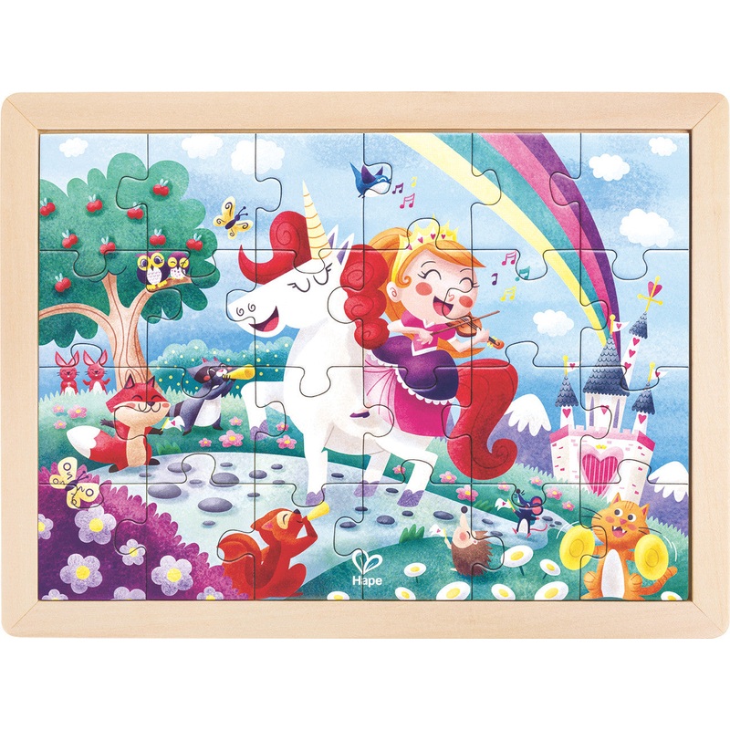 Hape Unicorn Double Sided 24pc
