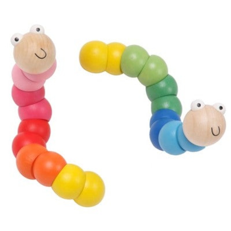 Wooden Jointed Worm