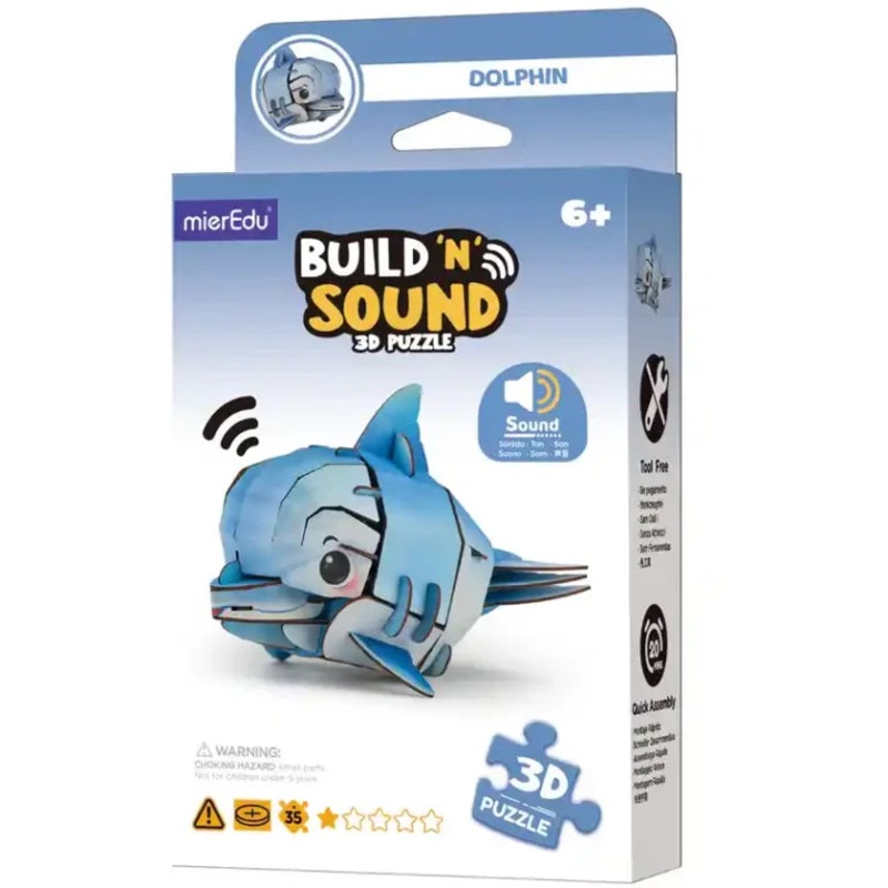 Build n Sound 3D Puzzle Dolphin