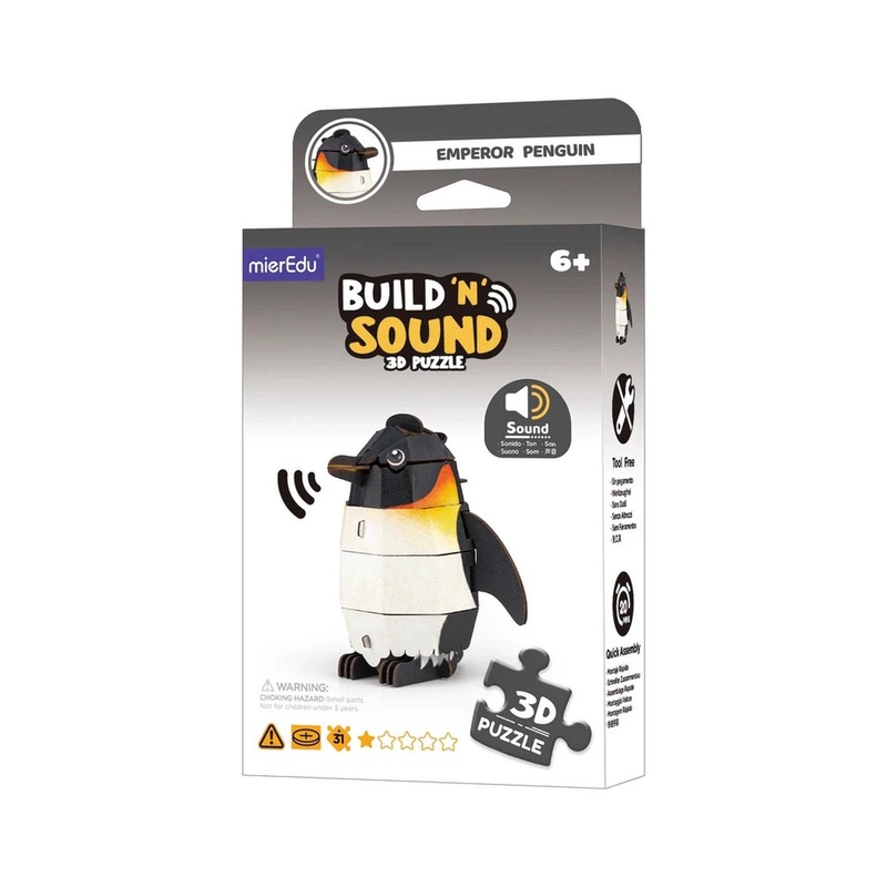 Build n Sound 3D Puzzle Emperor Penguin