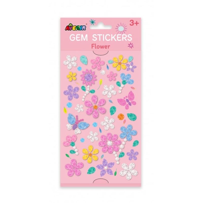 Avenir Gem Sticker Flower