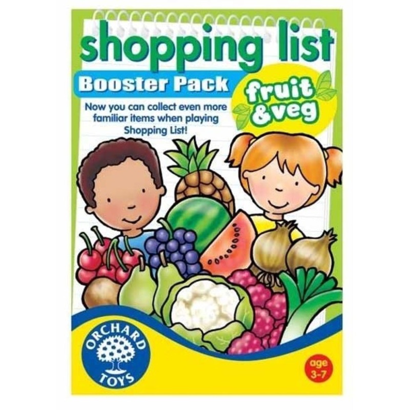 Booster Shopping list Fruit and Vege