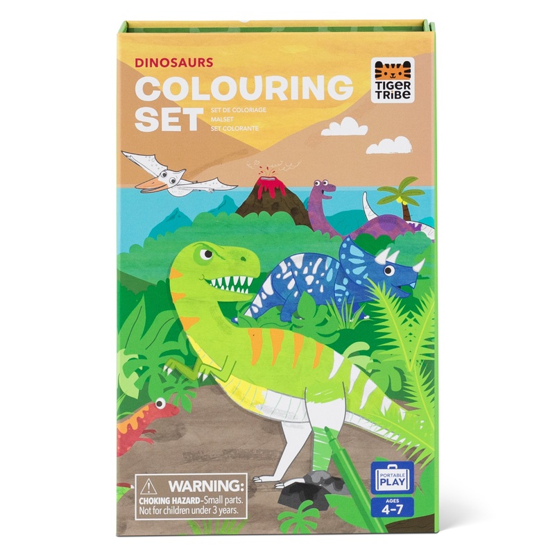 Tiger Tribe - Colouring Set | Dinosaurs