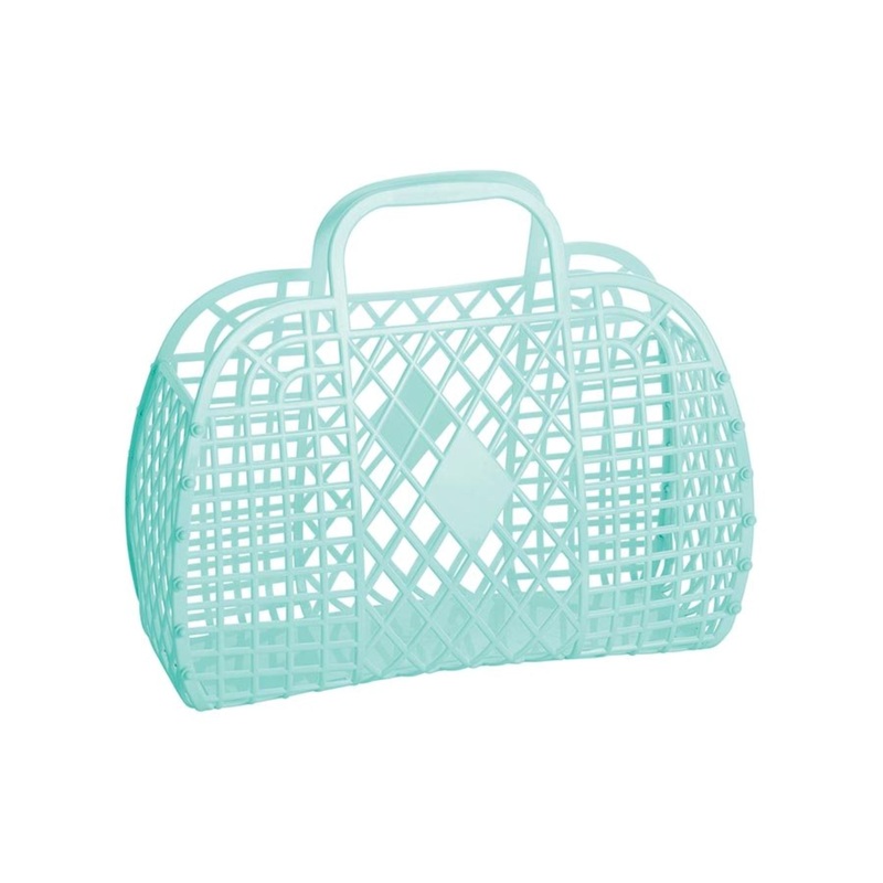 Sun Jellies Retro Basket Small - Mint