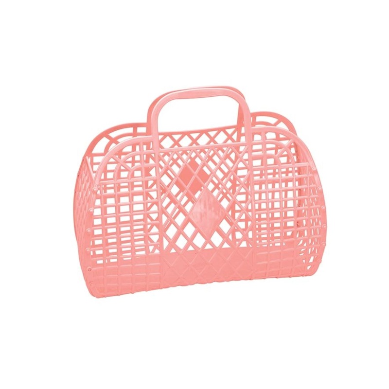 Sun Jellies Retro Basket Small - Peach
