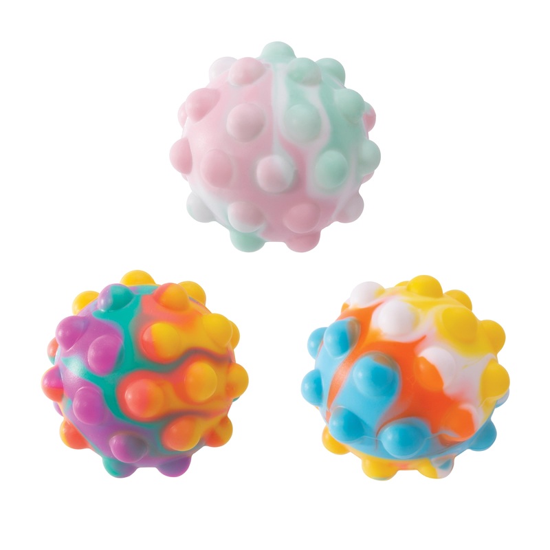 IS Gifts - Push & Pop Bouncing Ball - Assorted Colours