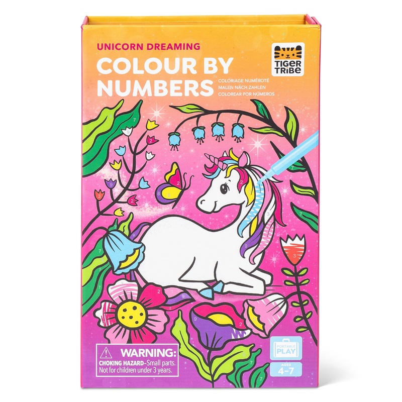 Tiger Tribe - Colour by Numbers | Unicorn Dreaming