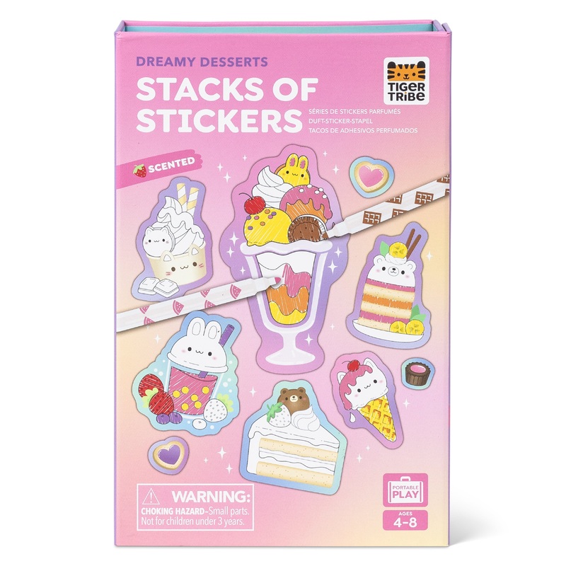 Tiger Tribe - Scented Stacks Of Stickers | Dreamy Desserts
