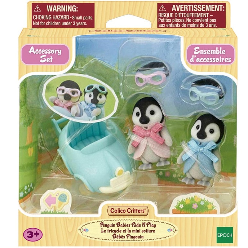 Epoch Calico Critters Penguin Babies Ride 'n Play