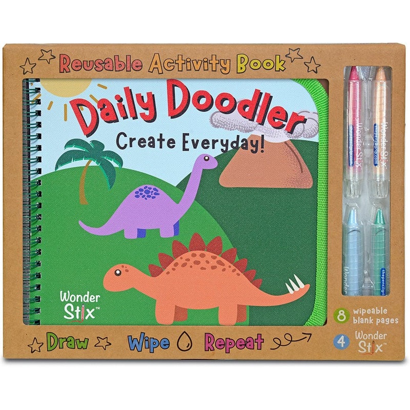 The Pencil Grip Daily Doodler Dino Activity Book