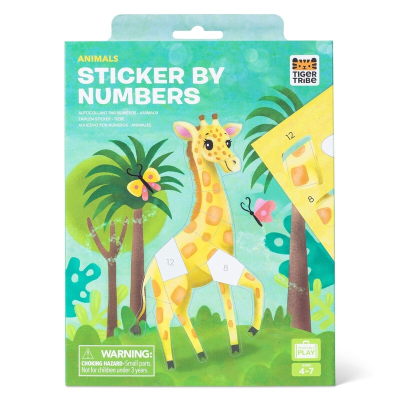 Tiger Tribe - Sticker by Numbers | Animals
