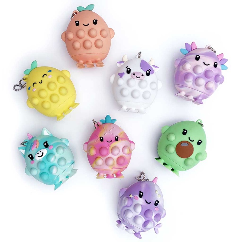 Top Trenz OMG Pop Rocker Mini Keychain - Sensory Fidget Toys