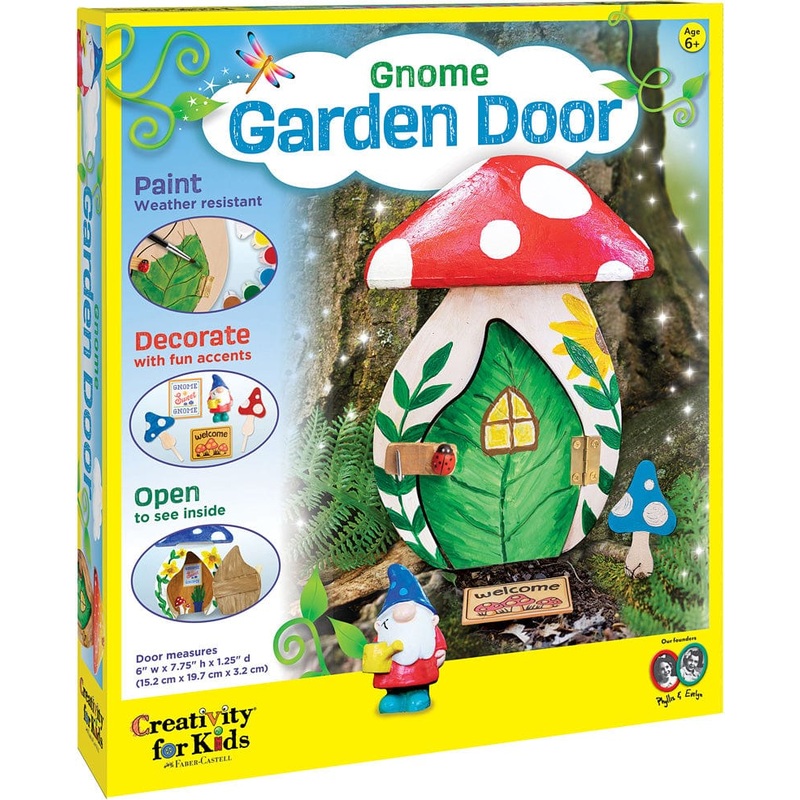 Faber Castell Gnome Garden Door - Art Kits for Kids
