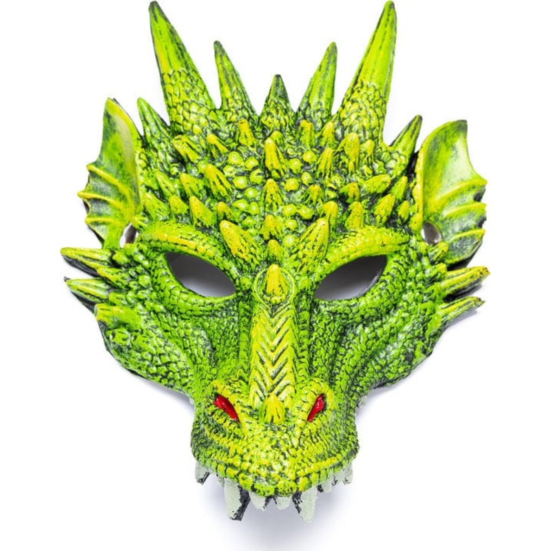 Great Pretenders Green Dragon Dress Up Mask