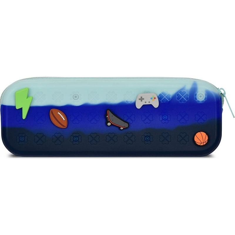 Iscream Ocean Waves Charmed Jelly Pencil Case