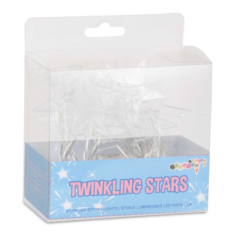 Iscream Twinkling Star String Lights