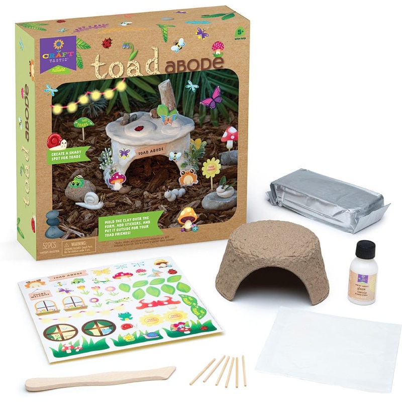 Play Monster PlayCraft-Tastic Nature Toad Abode - Art Kits for Kids