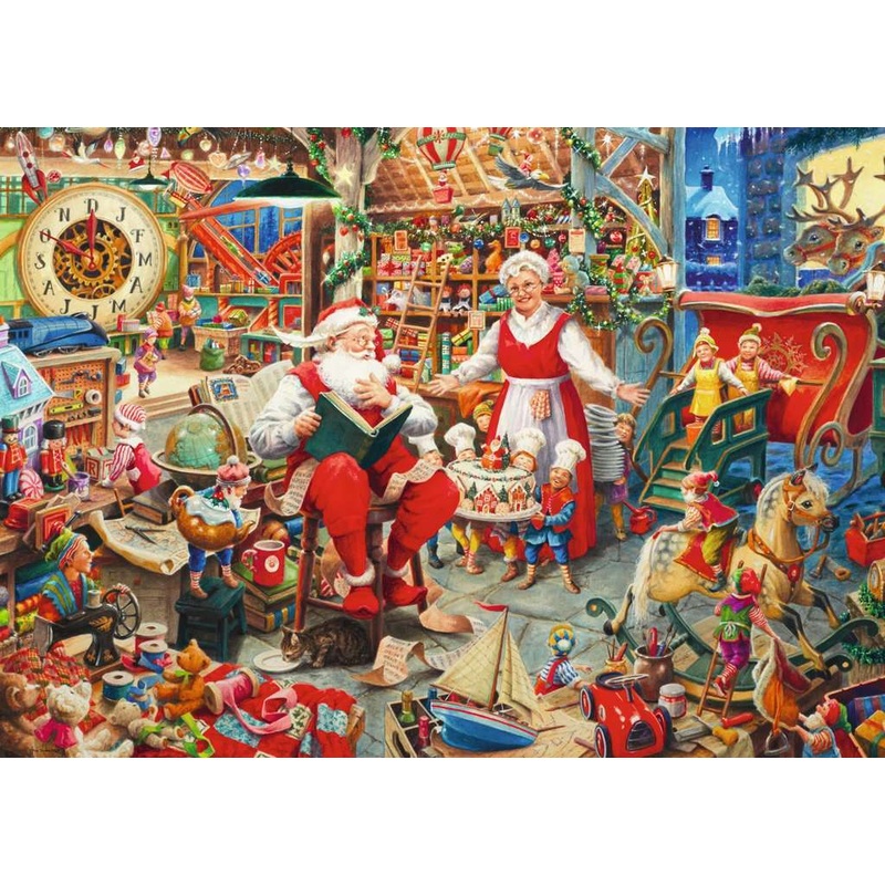 Ravensburger Santa's Workshop 1000 Piece Puzzle