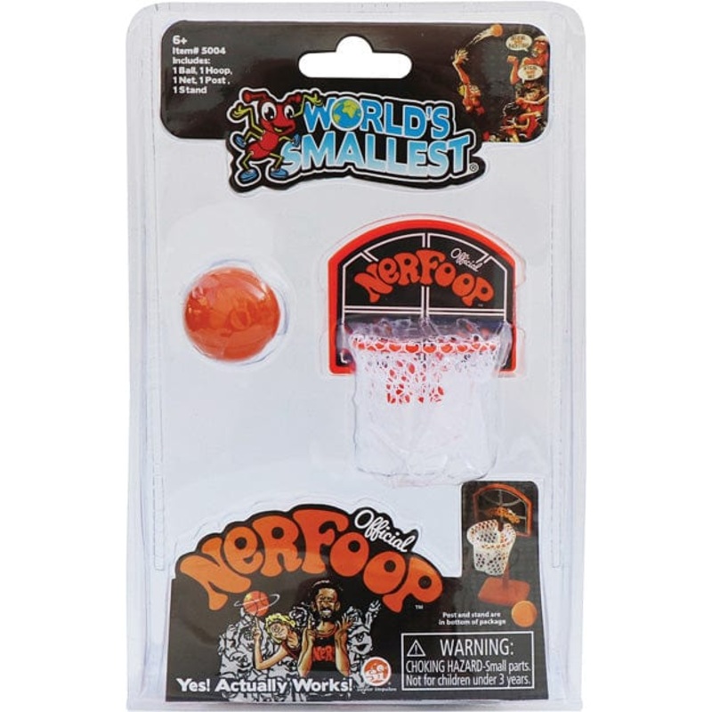 Super Impulse World's Smallest Official Nerfoop Basketball
