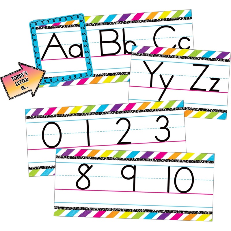 Teacher Created Resources Brights 4Ever Alphabet Line Bulletin Board