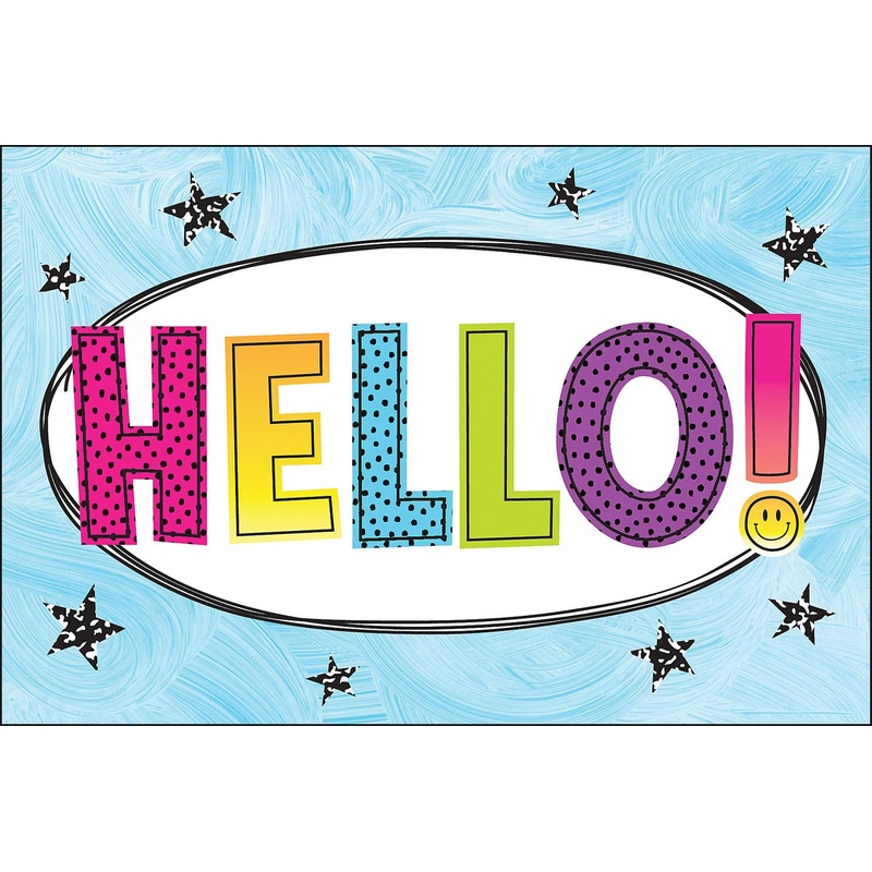 Teacher Created Resources Brights 4Ever Hello Postcards