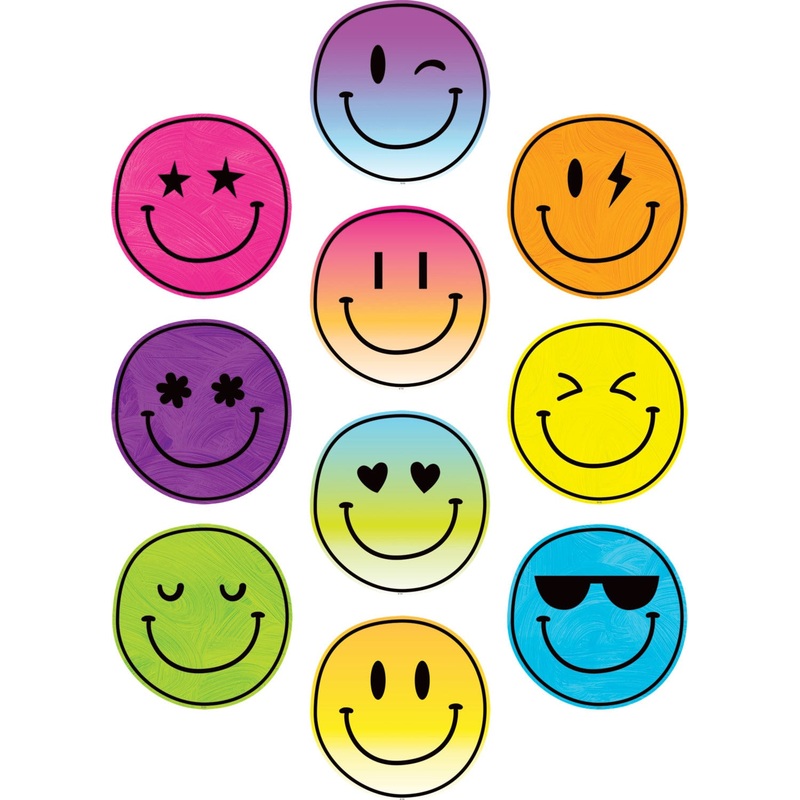 Teacher Created Resources Brights 4Ever Smiley Faces Accents