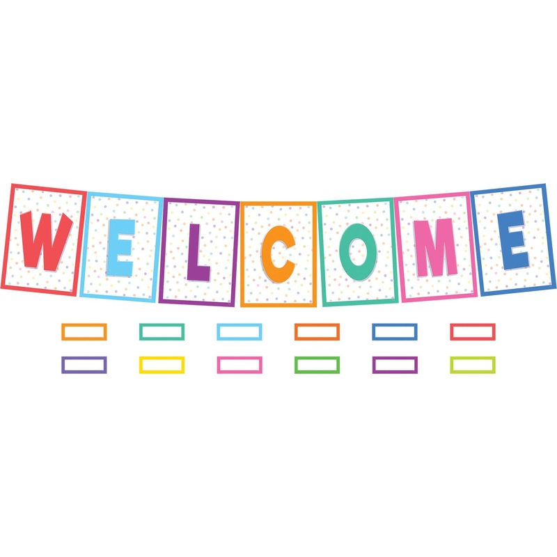 Teacher Created Resources Colorful Welcome Bulletin Board