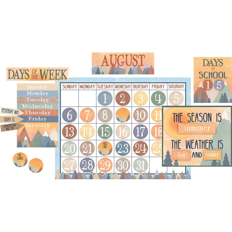 Teacher Created Resources Moving Mountains Calendar Bulletin Board