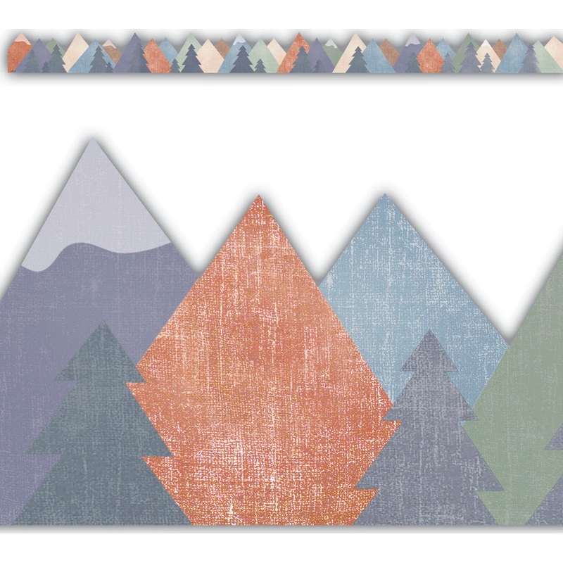 Teacher Created Resources Moving Mountains Die-Cut Border Trim
