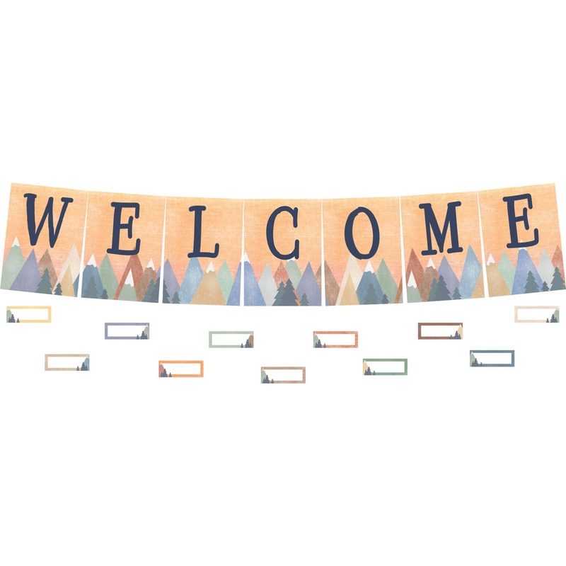 Teacher Created Resources Moving Mountains Welcome Bulletin Board