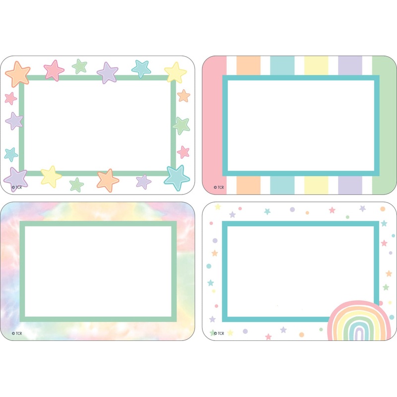 Teacher Created Resources Pastel Pop Name Tags/Labels - Multi-Pack