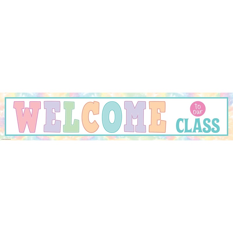 Teacher Created Resources Pastel Pop Welcome to Our Class Banner