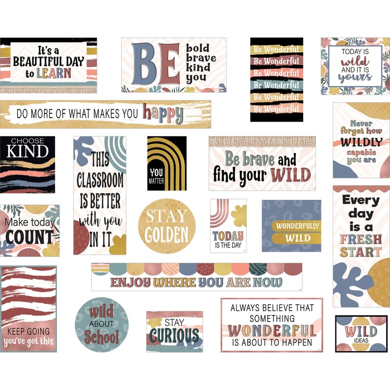 Teacher Created Resources Wonderfully Wild Mini Bulletin Board
