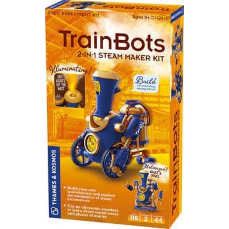 Thames & Kosmos Train Bots 2-in-1 STEAM Maker Kit