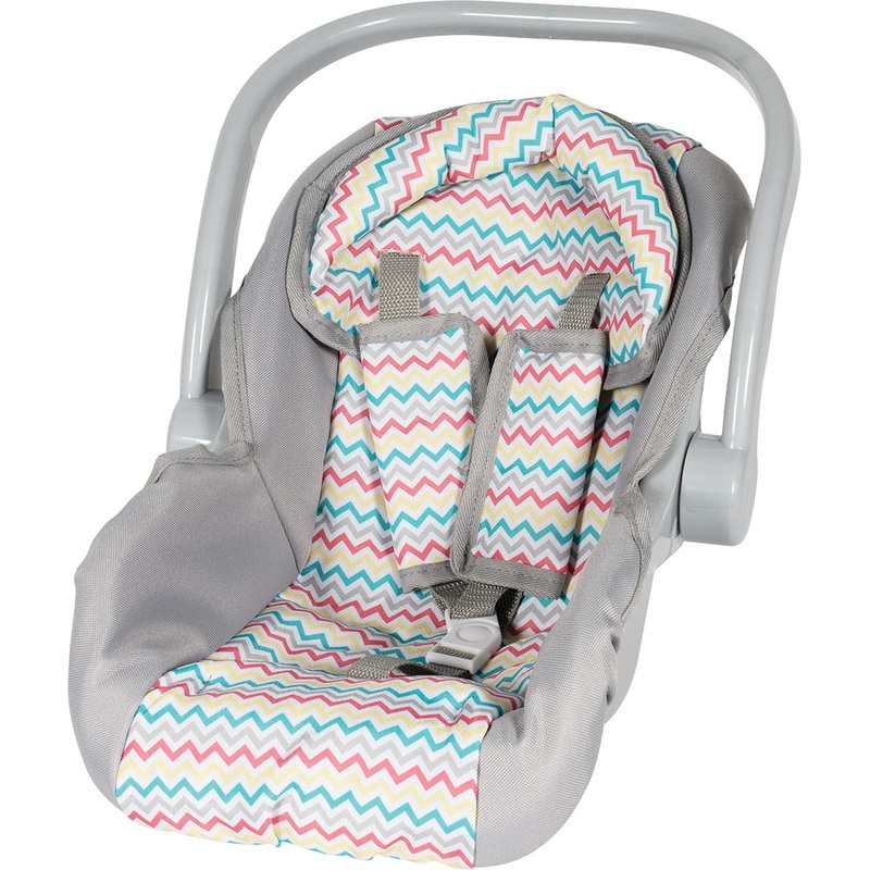 Adora Zig Zag Rainbow Doll Car Seat