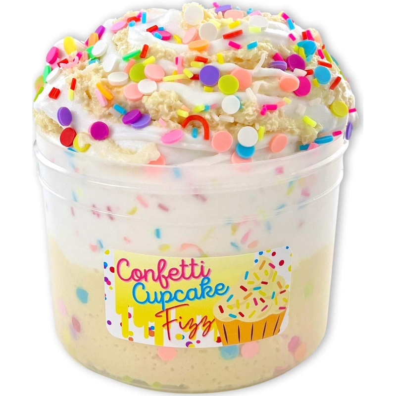 Confetti Cupcake Fizz Dope Slime