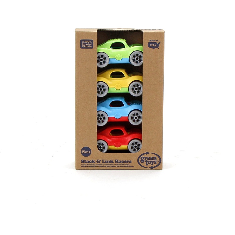 Green Toys Stack & Link Race Cars (Racer)