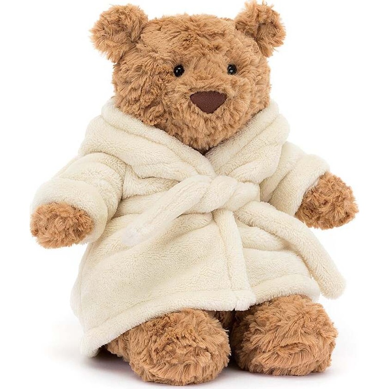 Jellycat Bartholomew Bear Bathrobe - Plush Bears or All Ages