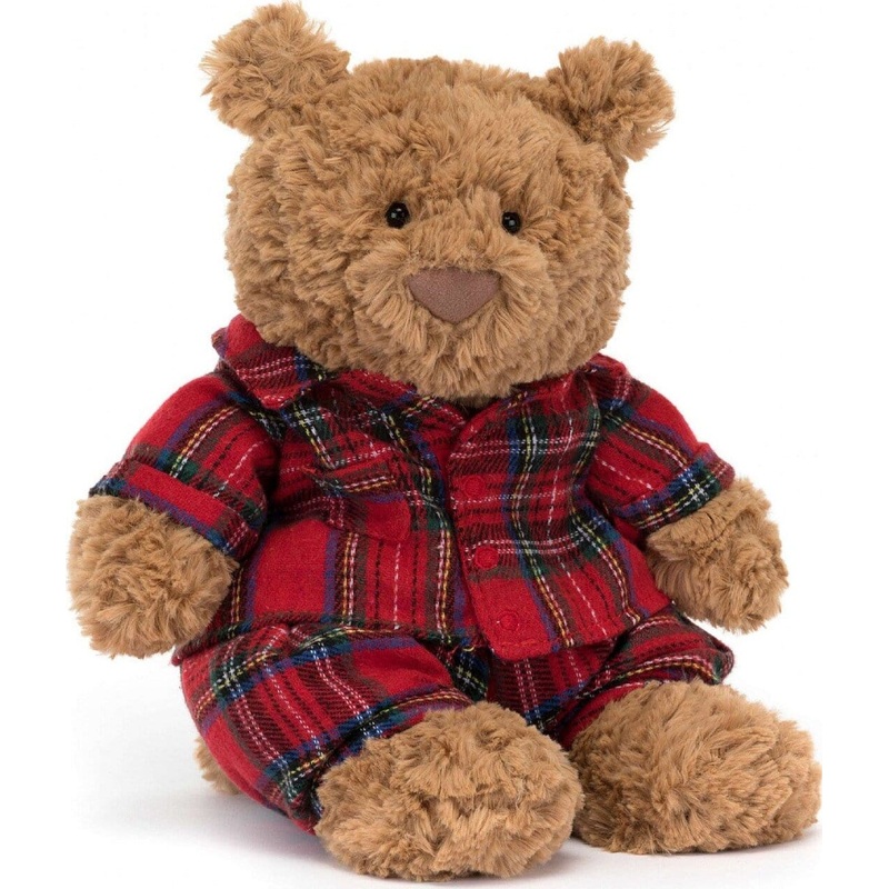 Jellycat Hartholomew Bear Bedtime - Plush Bears for All Ages