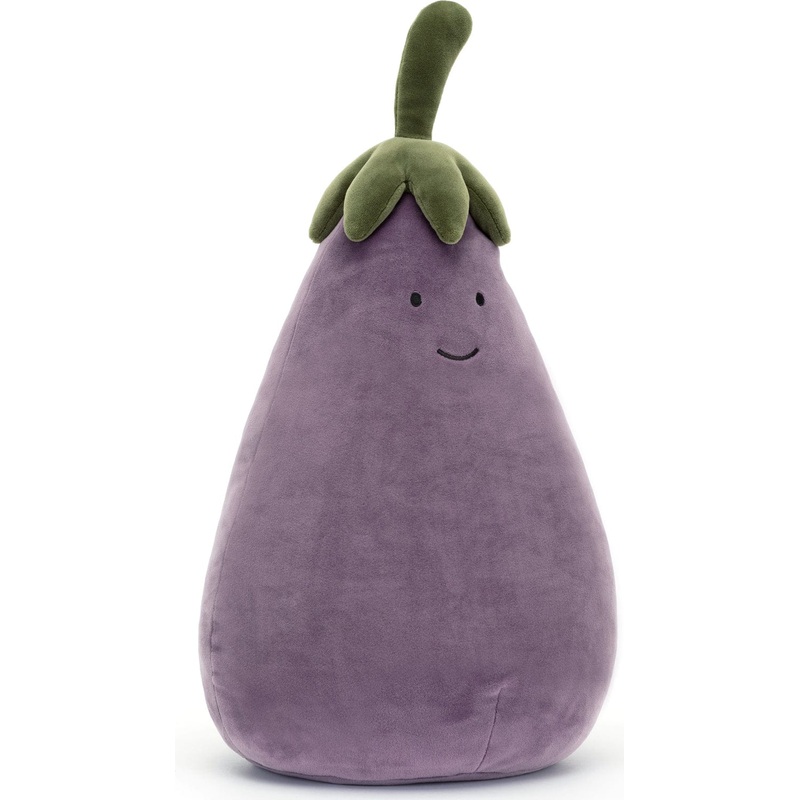 Jellycat Large Vivacious Vegetable Eggplant - Plush Food for All Ages