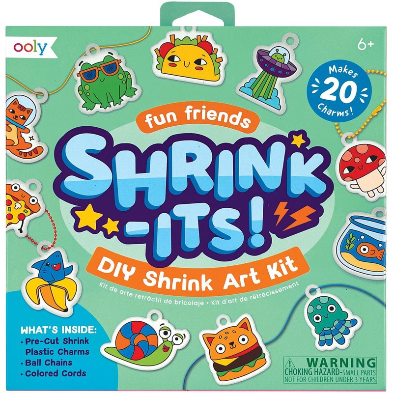 Ooly Shrink-Its! Fun Friends DIY Shrink Art Kit