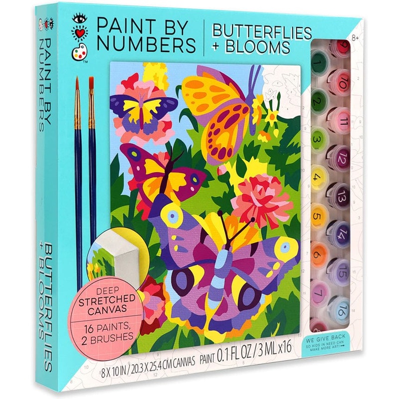 Paint By Numbers - Butterflies + Blooms