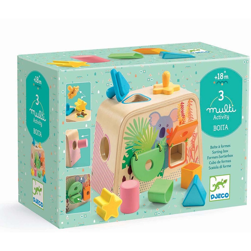 Multi Boita Wooden Sorting Box