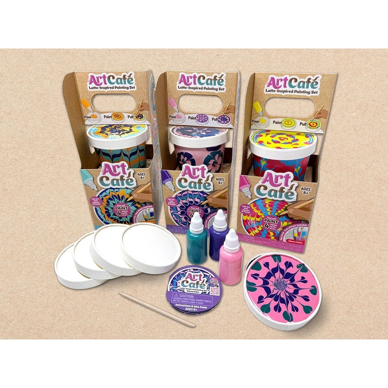 Art Cafe Latte-Inspired Painting Set