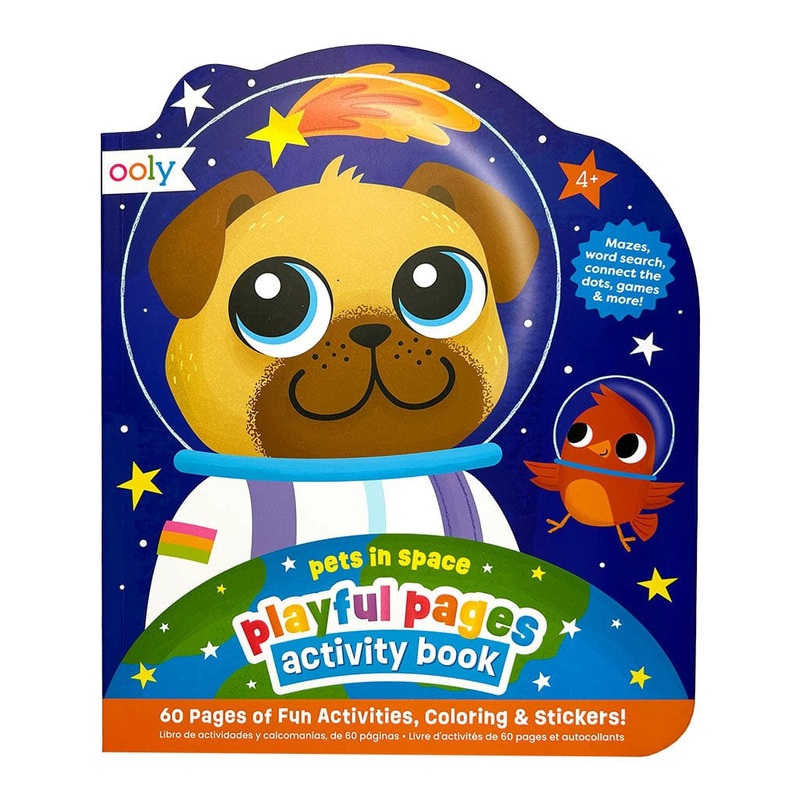 Playful Pages: Activity Book - Pets in Space