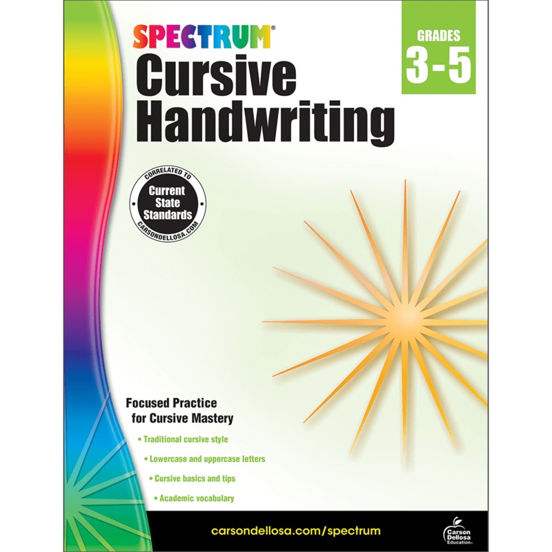 Spectrum Cursive Handwriting