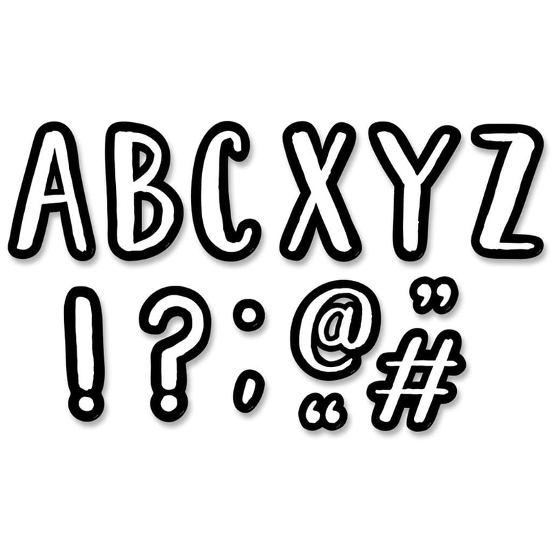 Caf 7" Designer Letters