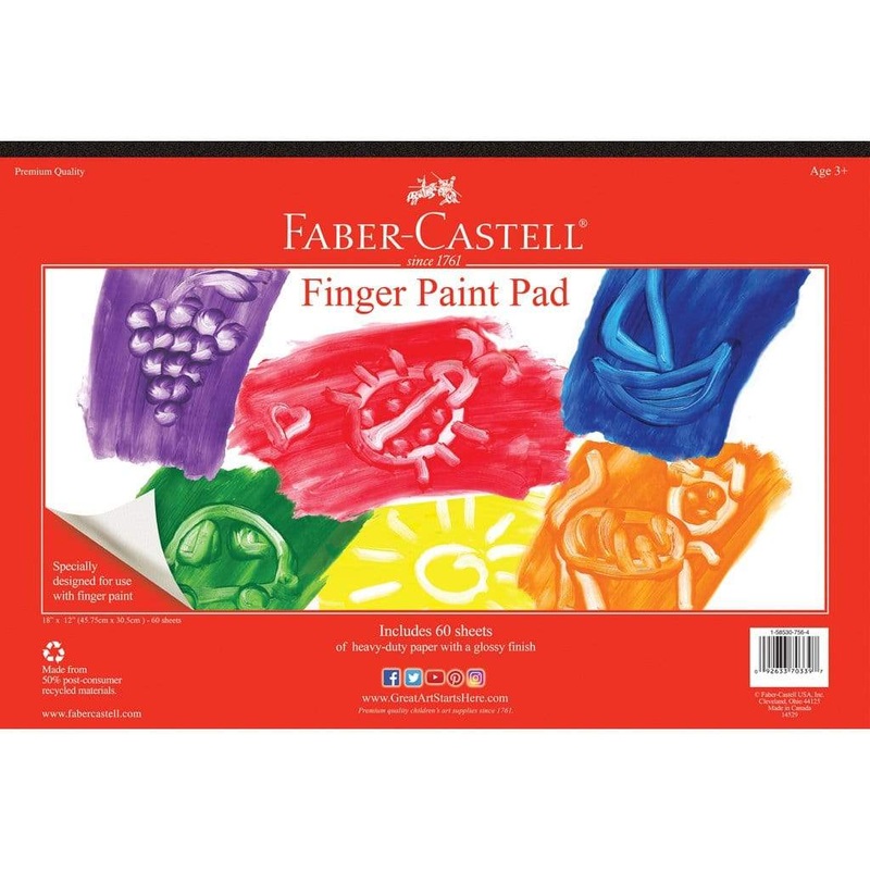 Finger Paint Paper Pad (12"x18")
